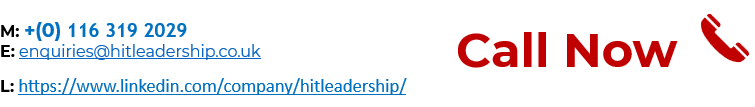 To contact H.I.T Leadership call 0116 319 2029